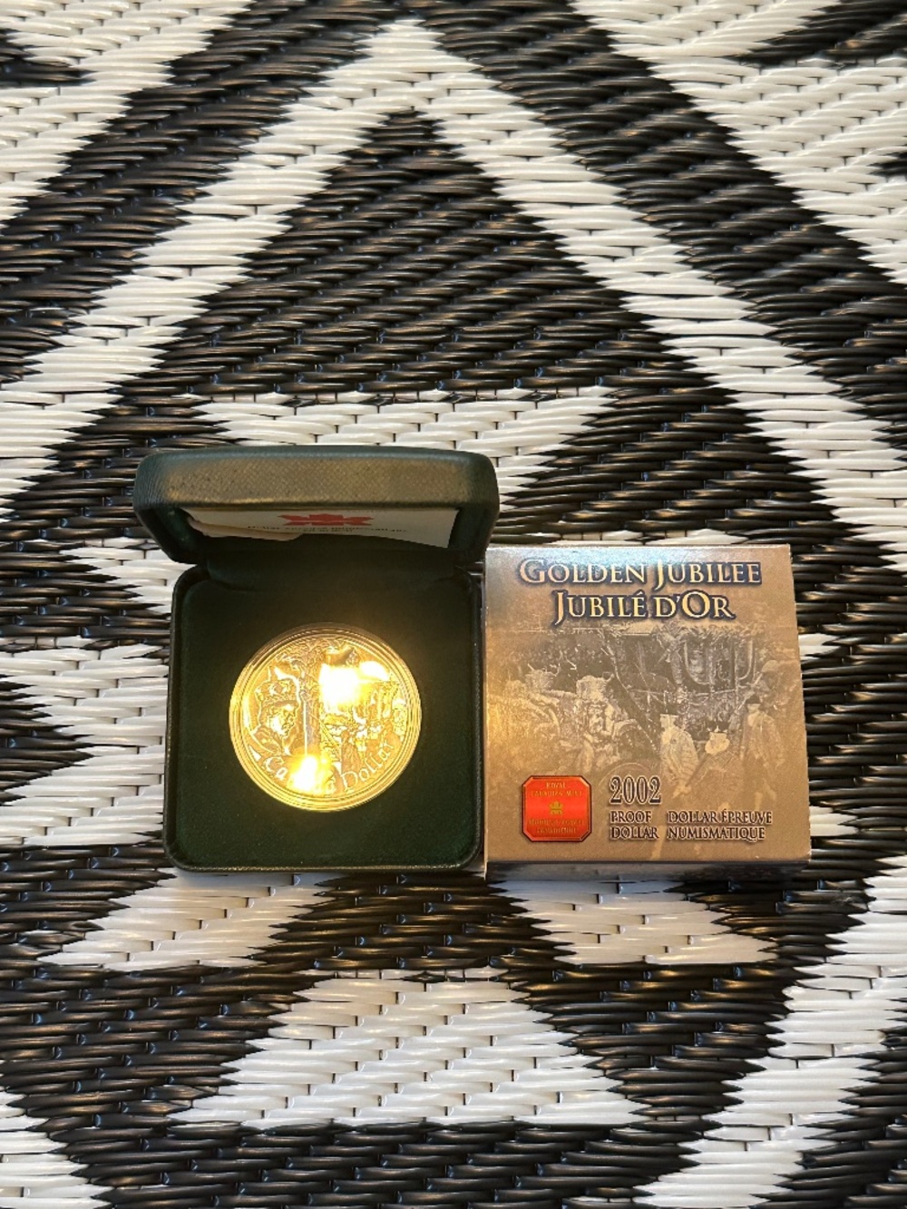 2002 Golden Jubilee Proof Silver Dollar